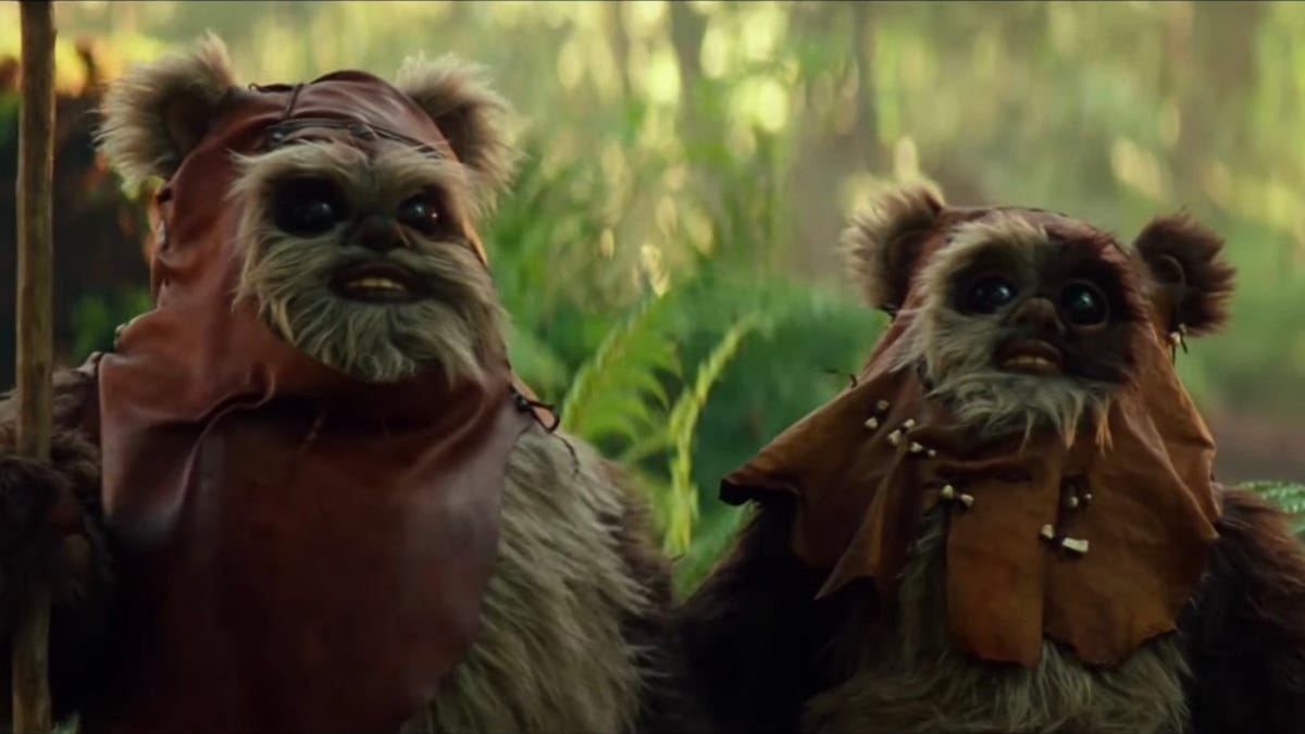 Exclusive: Star Wars: The Rise of Skywalker clip showcases Warwick Davis  and real-life son becoming Ewoks