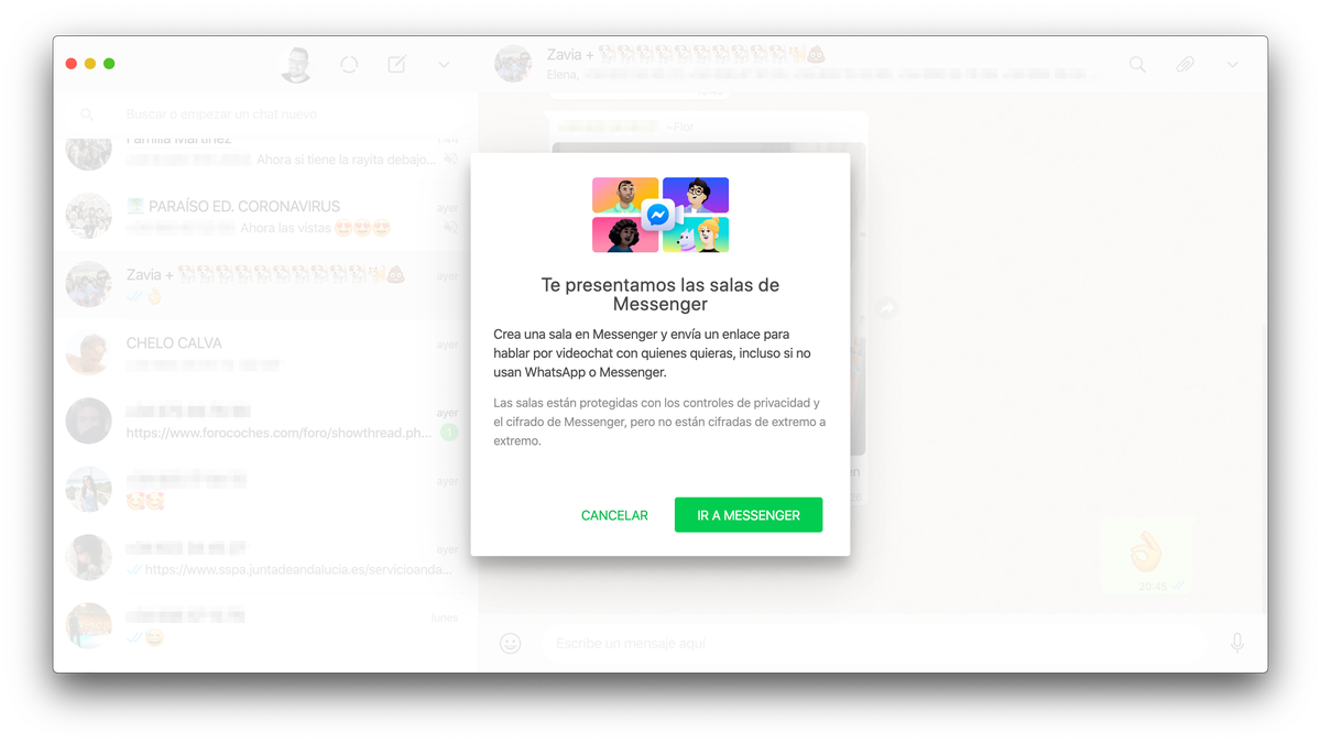 Whatsapp Web Ya Puede Crear Videollamadas En Salas De Messenger 7632
