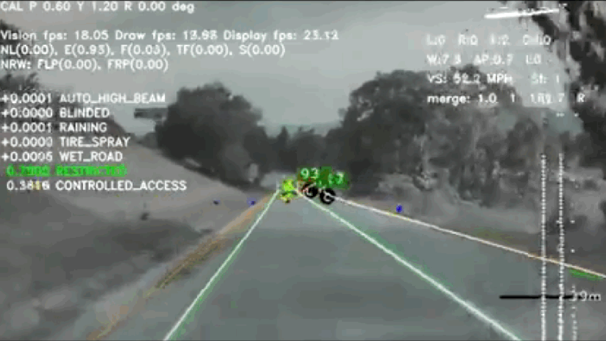 Tesla Revela En Un Vídeo Lo Que Ve Su Autopilot Cuando Conduces