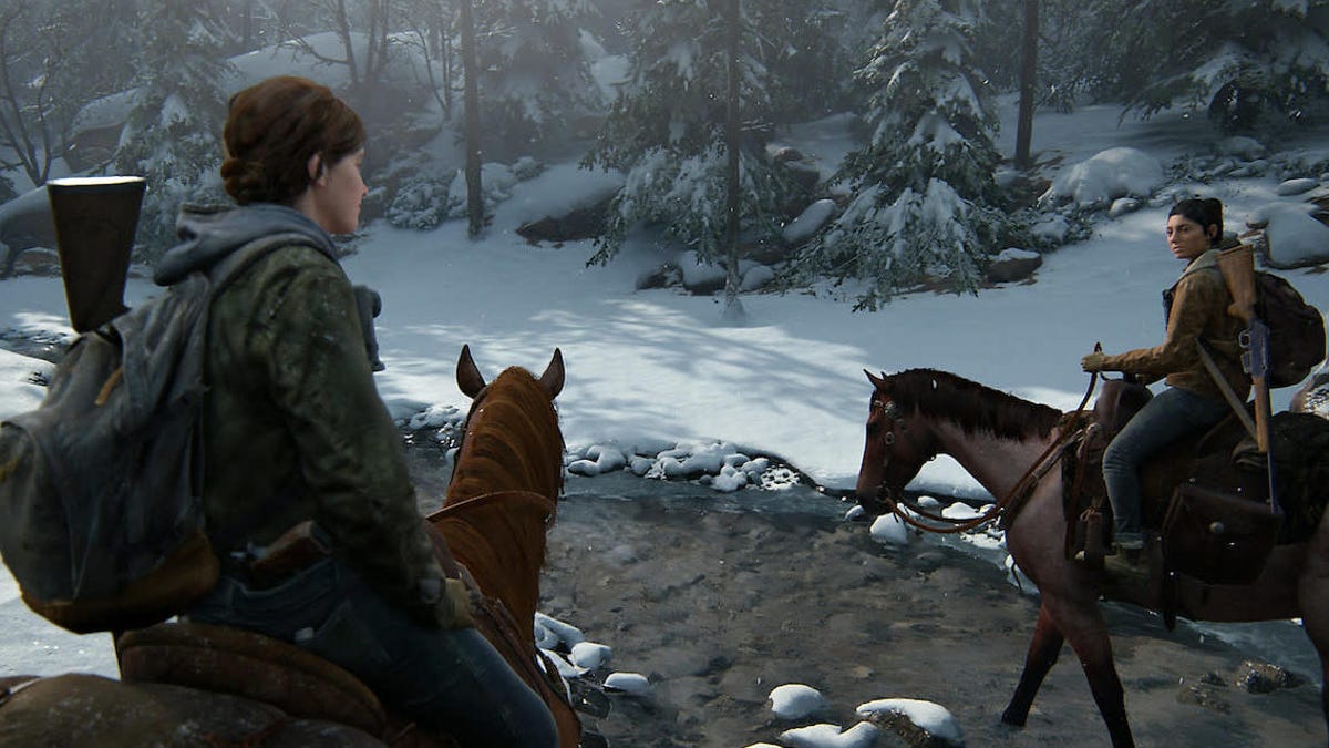 Ellie on Horse from The Last of Us part II