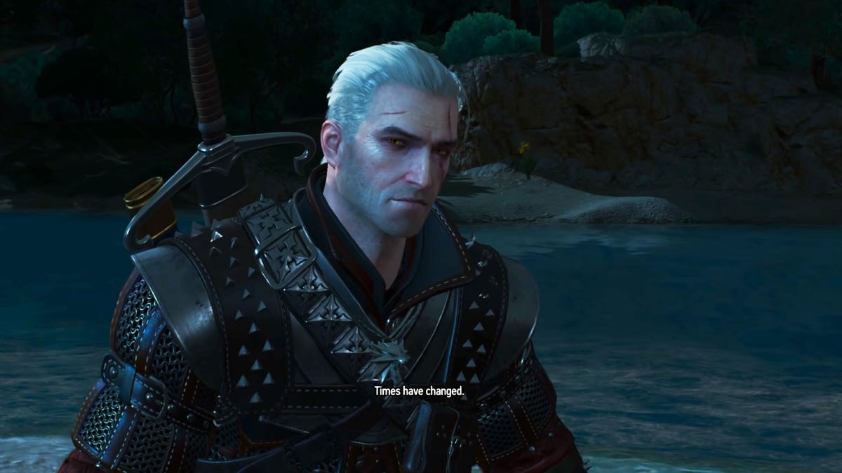 This Witcher 3 mod turns back the clock on Geralt's face – and