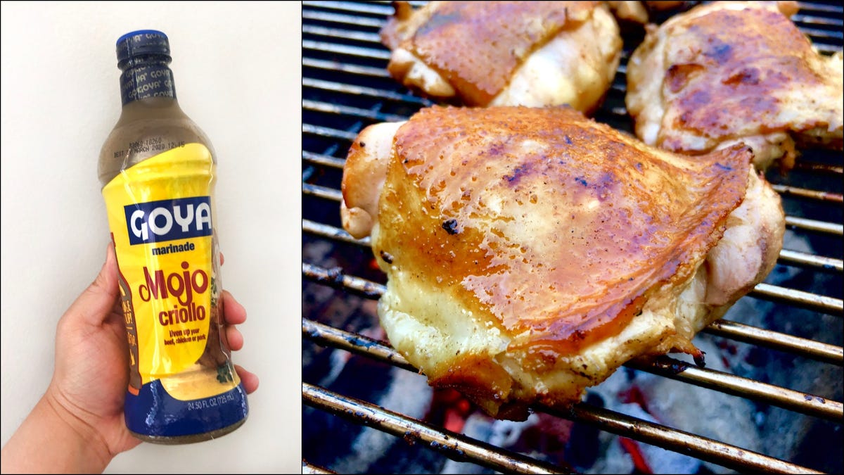 Mojo Criollo is my all-time favorite chicken marinade
