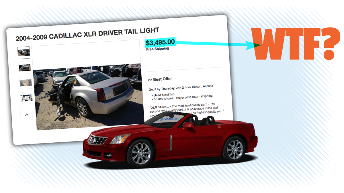Why A Cadillac XLR Brake Light Can Cost More Than A Used Corolla