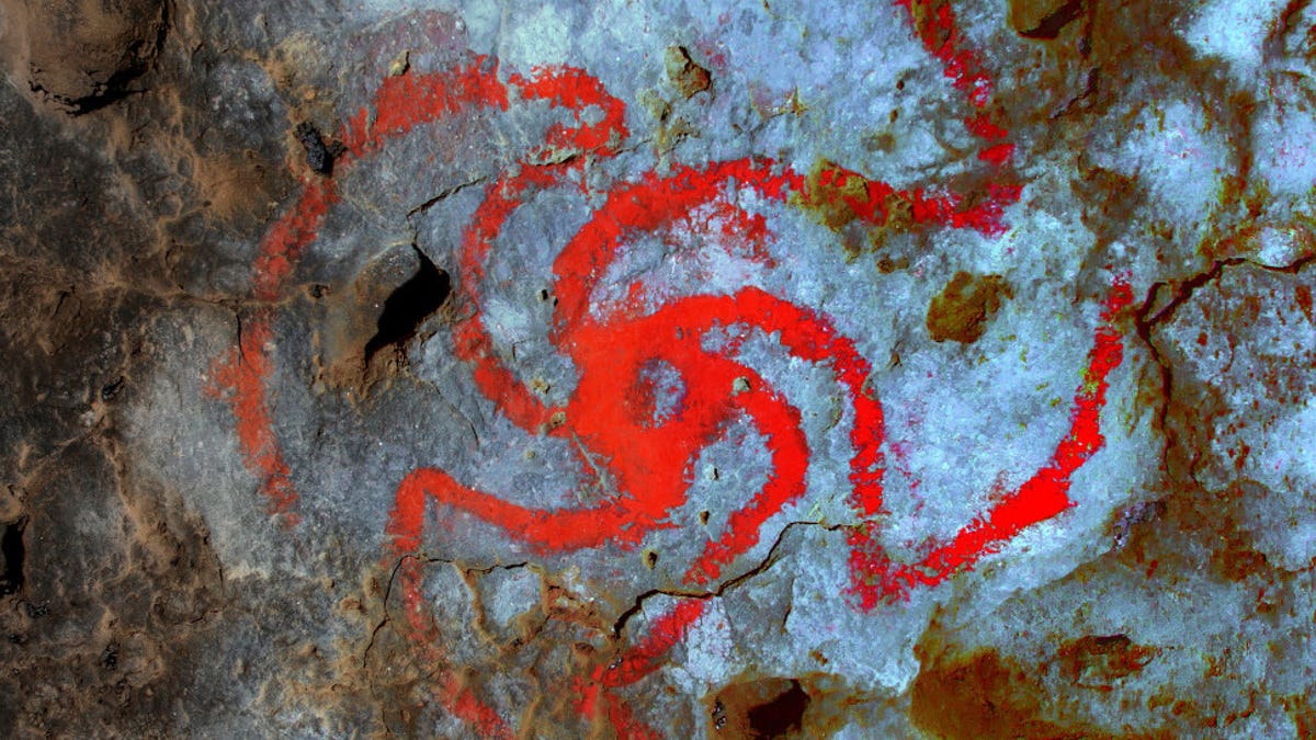 Is This Trippy Cave Painting the Result of a Hallucination—or Something Way More Obvious?