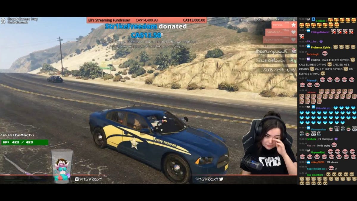 The Hottest New Twitch Streamer Is Role-Playing As A GTA Online Cop