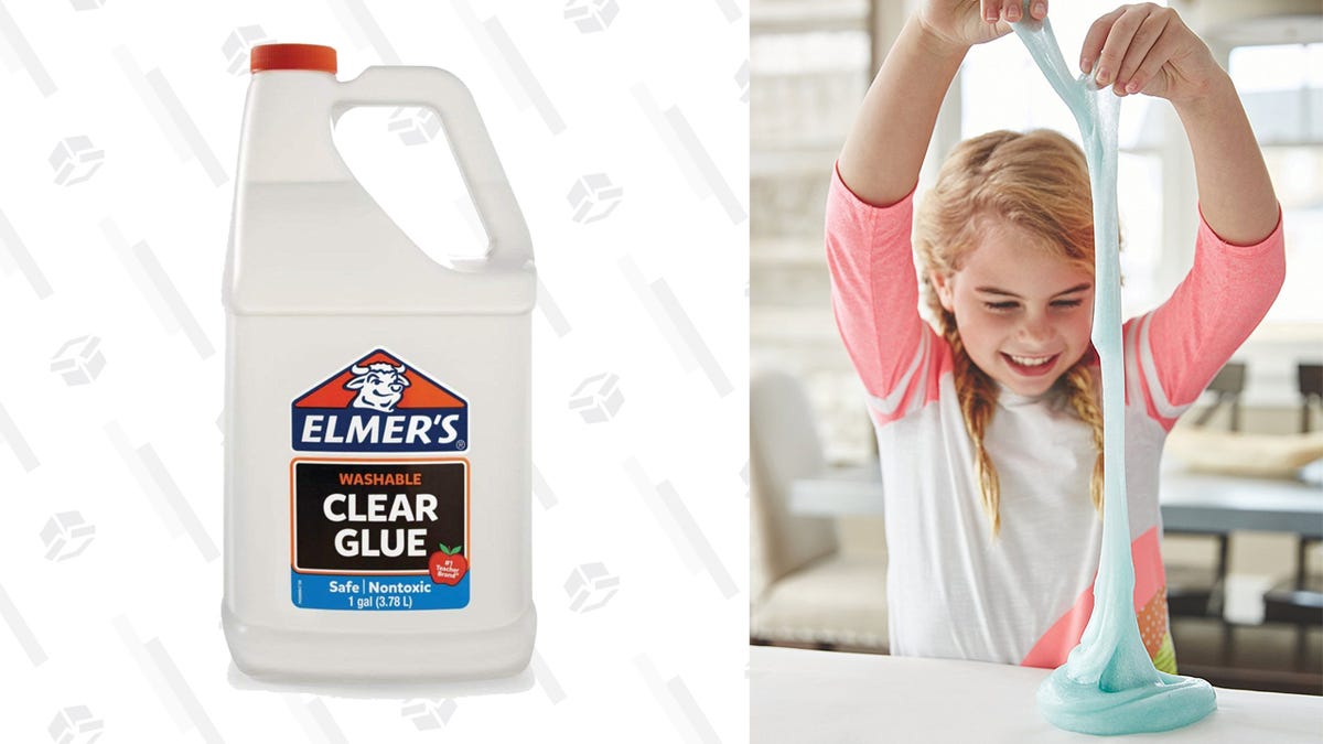 HOW MUCH CLEAR SLIME IN A GALLON OF ELMER'S GLUE