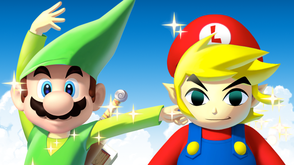 Super mario bros Crossover Zelda #supermariobros #thelegendofzelda