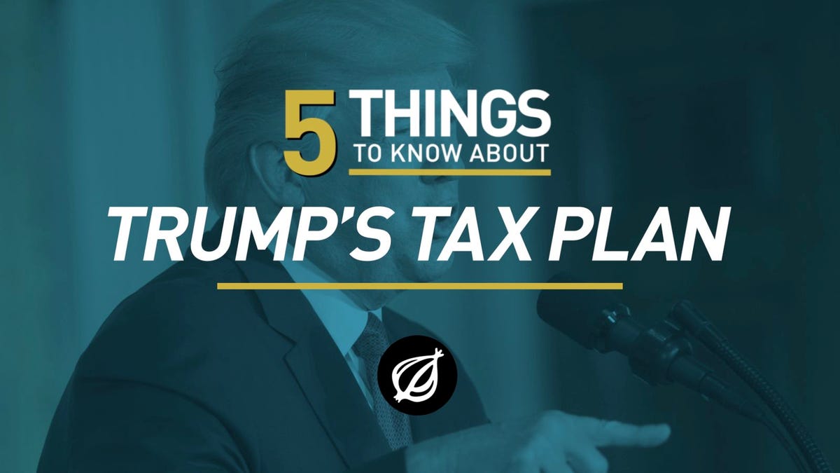 5 Things To Know About Trump’s Tax Plan