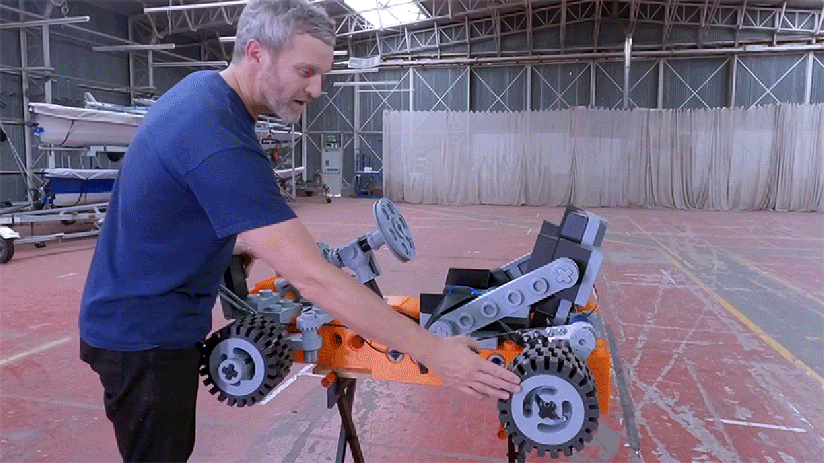 Super Sized Lego Go Kart Is Big Enough for Even Grown up Kids to