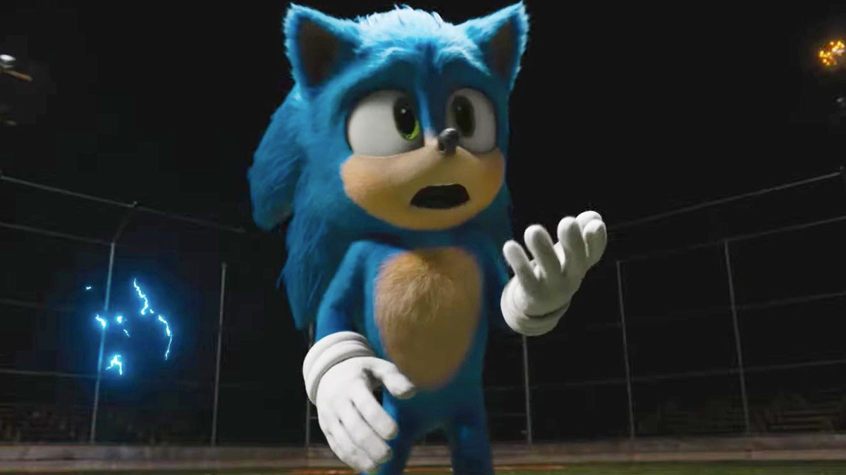 Sonic Statue Sonic Movie 