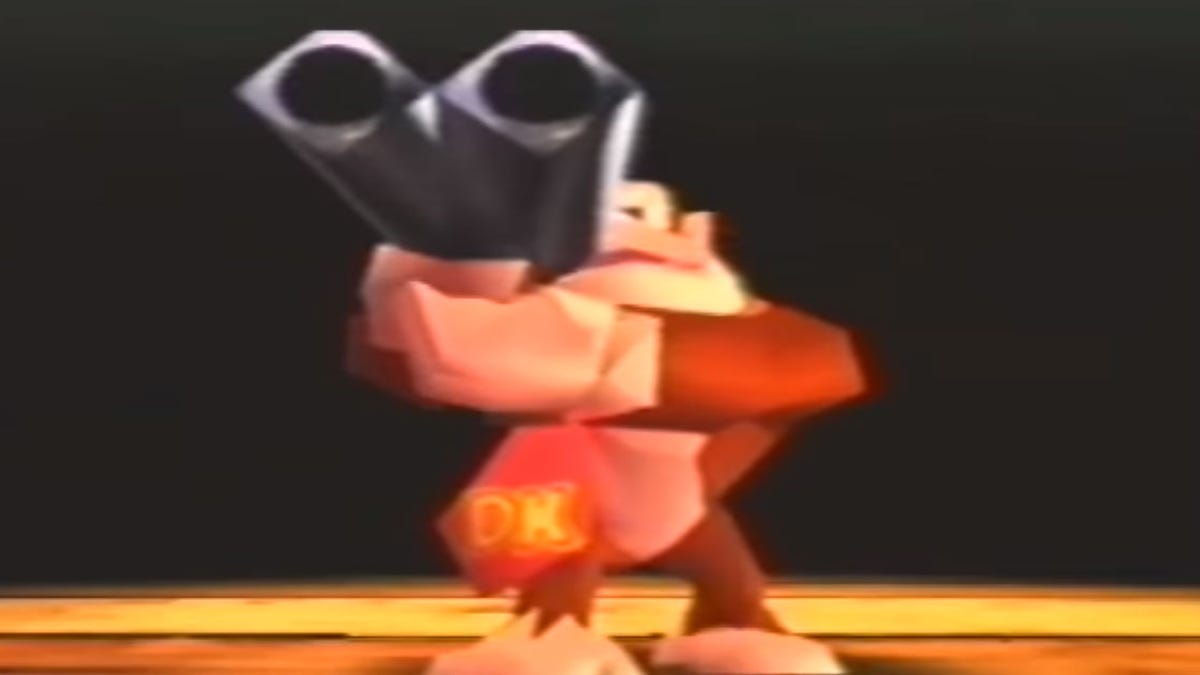 Donkey Kong 64 Originally Had A Realistic Shotgun, Horrifying