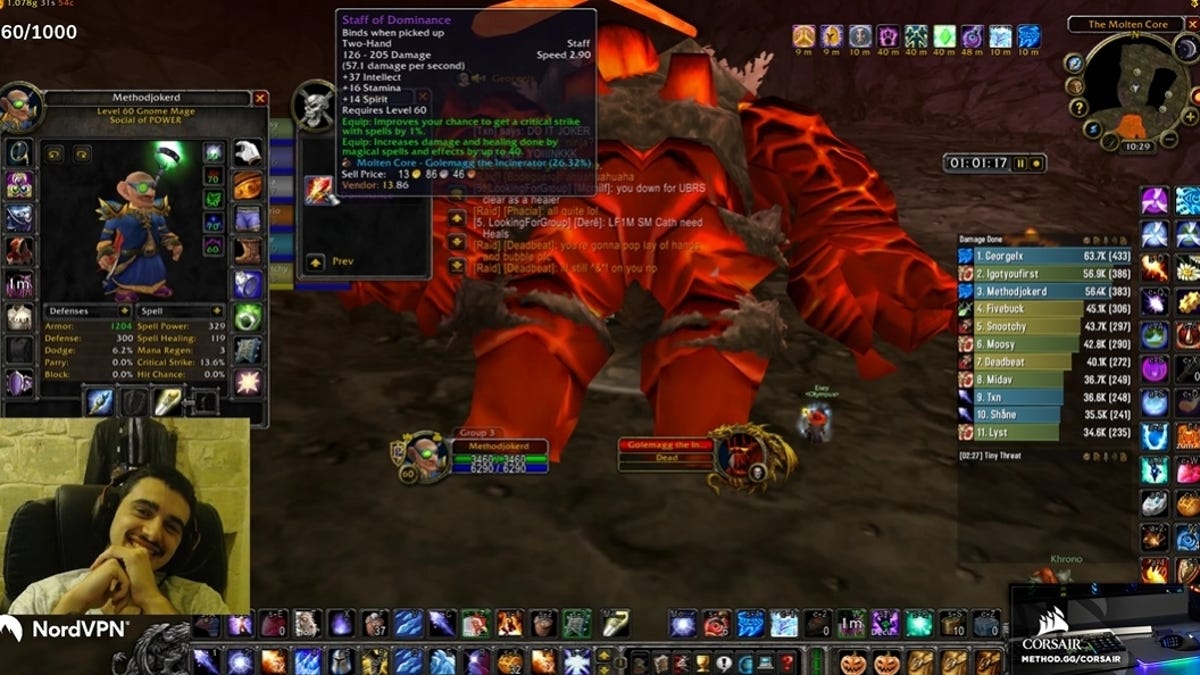 First Streamer To Hit 60 In WoW Classic Kicked From Top Esports  Organization For Stealing Item