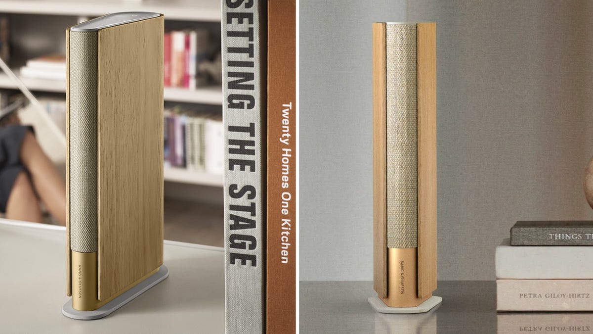 Layer creates slim Beosound Emerge bookshelf speaker for Bang & Olufsen