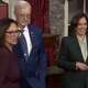 Image for WATCH: Husband Of GOP Senator Apparently Refuses to Shake Kamala Harris' Hand, Is Dragged to the Depths By Social Media