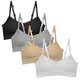 Image for Popular Crop Cami Training Bras Pack for Girls. Seamless Bra Removable Padding Basics L, Now 17% Off