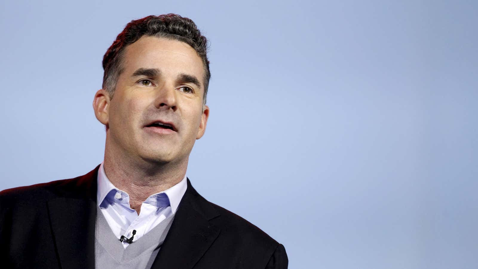 Kevin Plank keeps his head up.