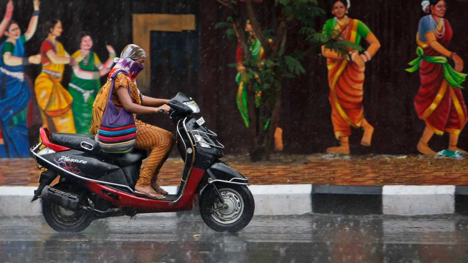 Mopeds, once an ubiquitous sight on Indian roads, have made way for motorcycles and scooters like these.