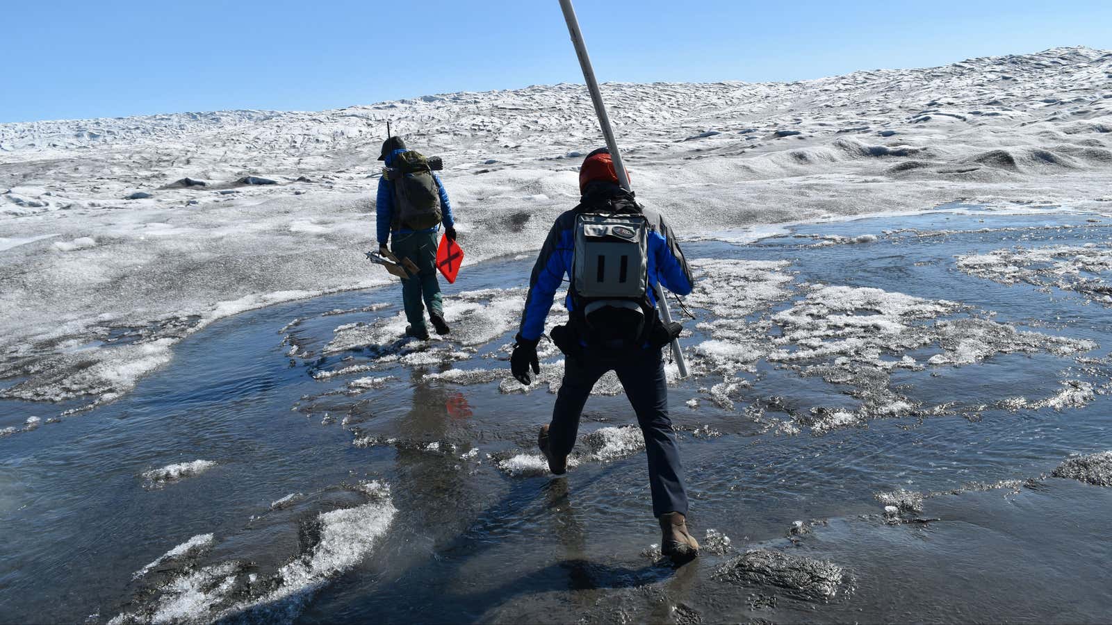 Ice melt from winter rainfall in Greenland tripled from 1979 to 2012.