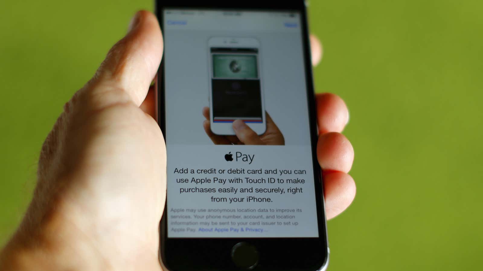 Apple Pay partners with PayAnywhere.