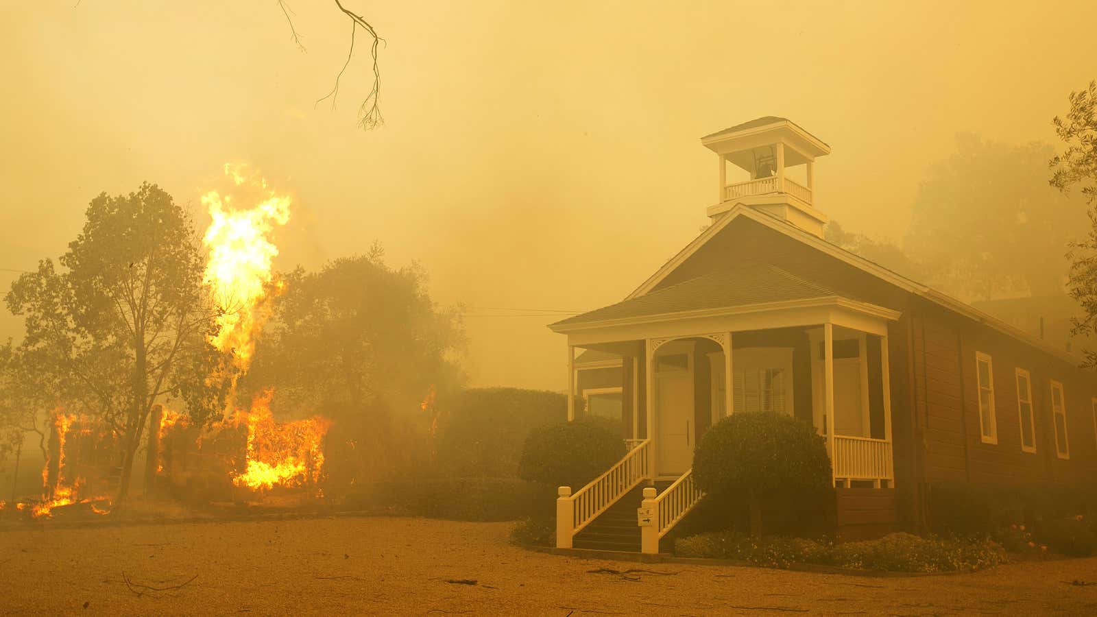 Napa Valley fires are ripping through wine country.