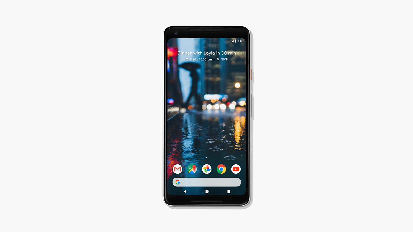 The Pixel 2 XL.