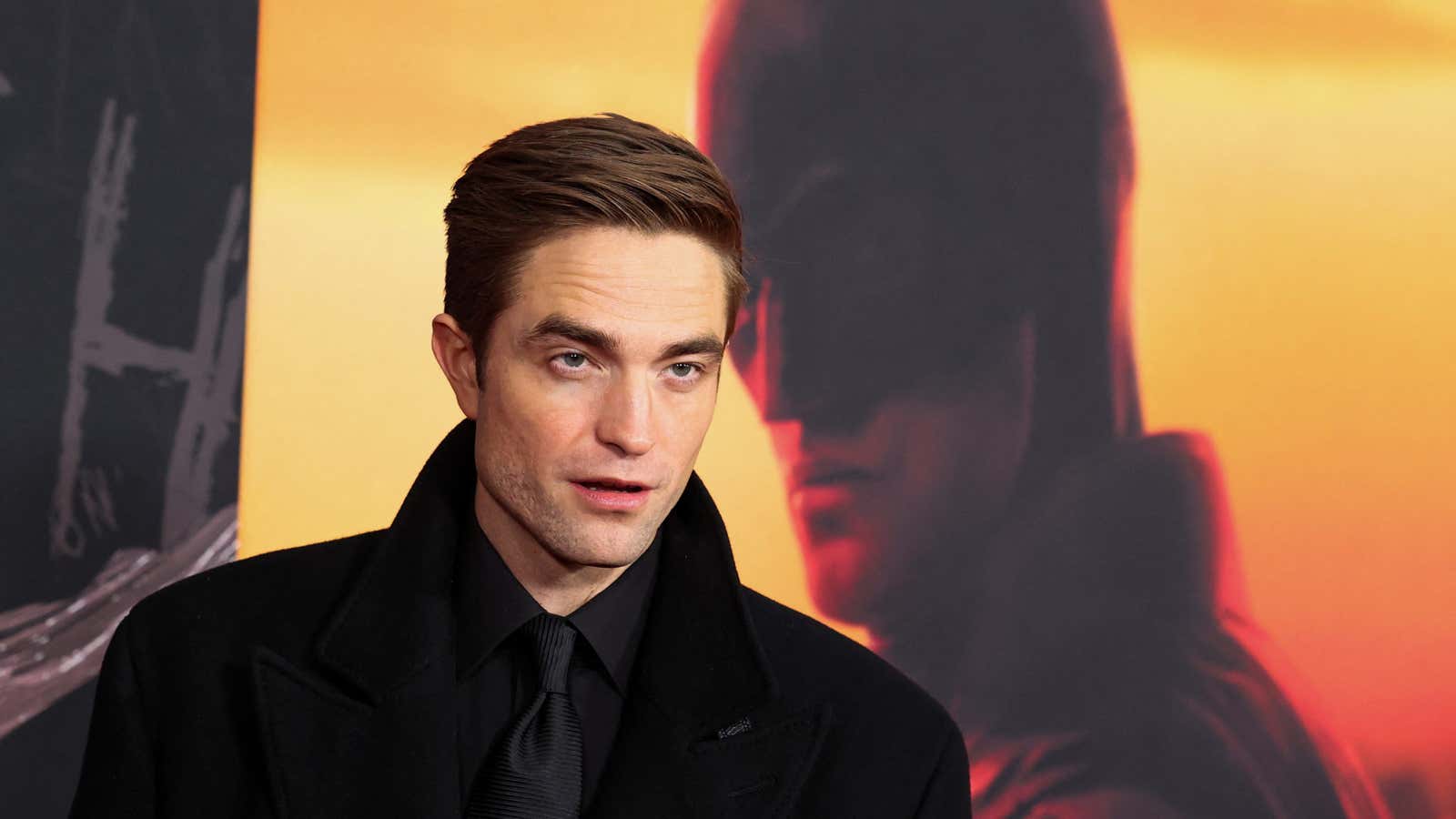 Robert Pattinson at the premiere of “The Batman” in New York.