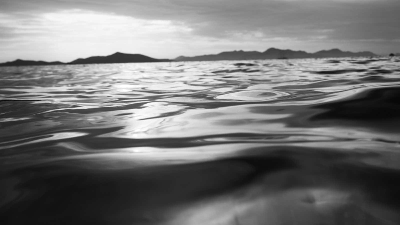 The island of Kos seen from a beach on the Bodrum peninsula in Turkey. September 26, 2015.