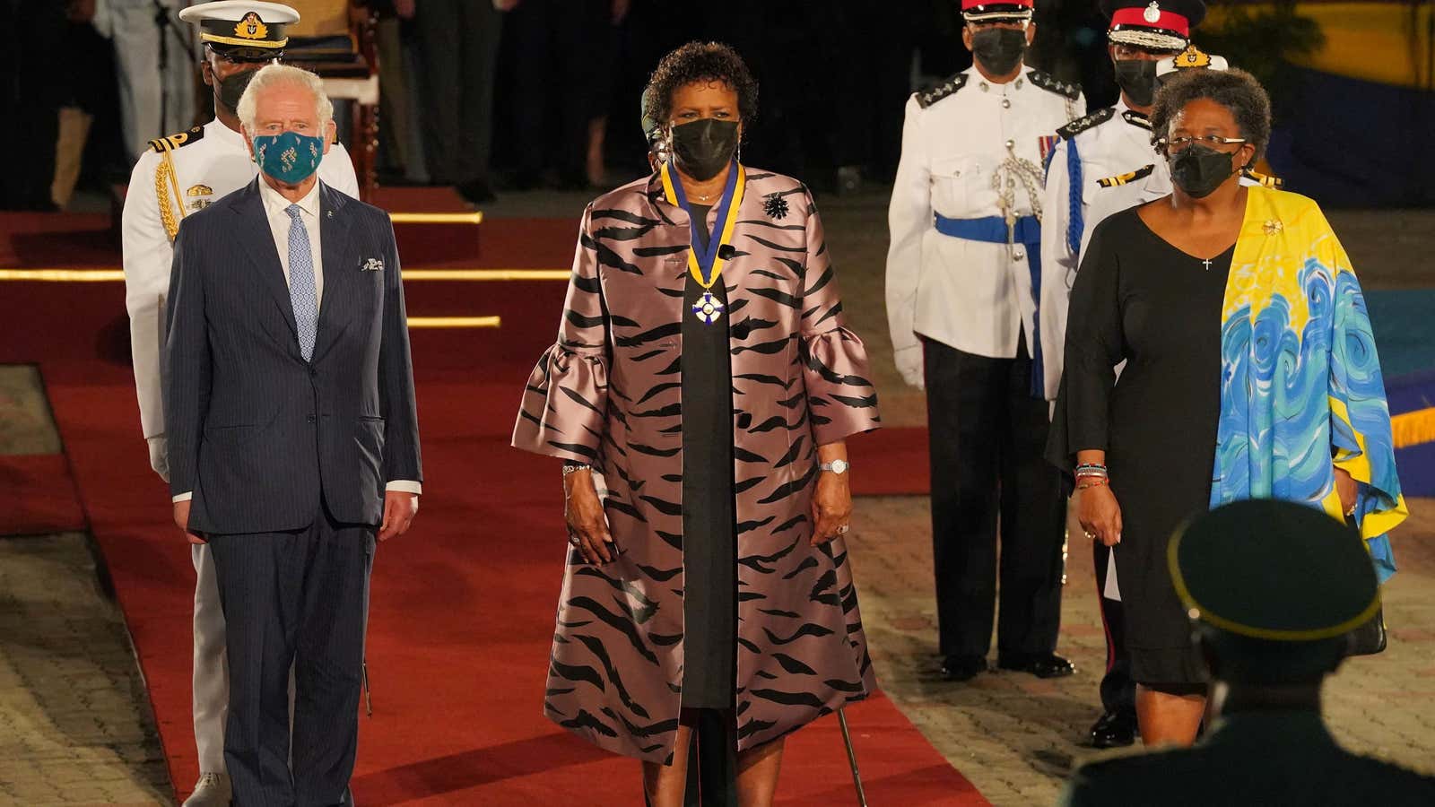 Rihanna and Prince Charles the Night Barbados Celebrates Becoming a Republic
