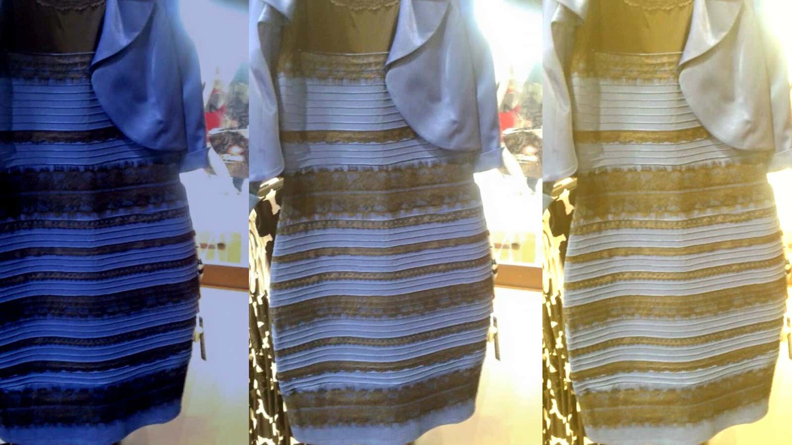 Use this slider to see The Dress change colors before your very eyes