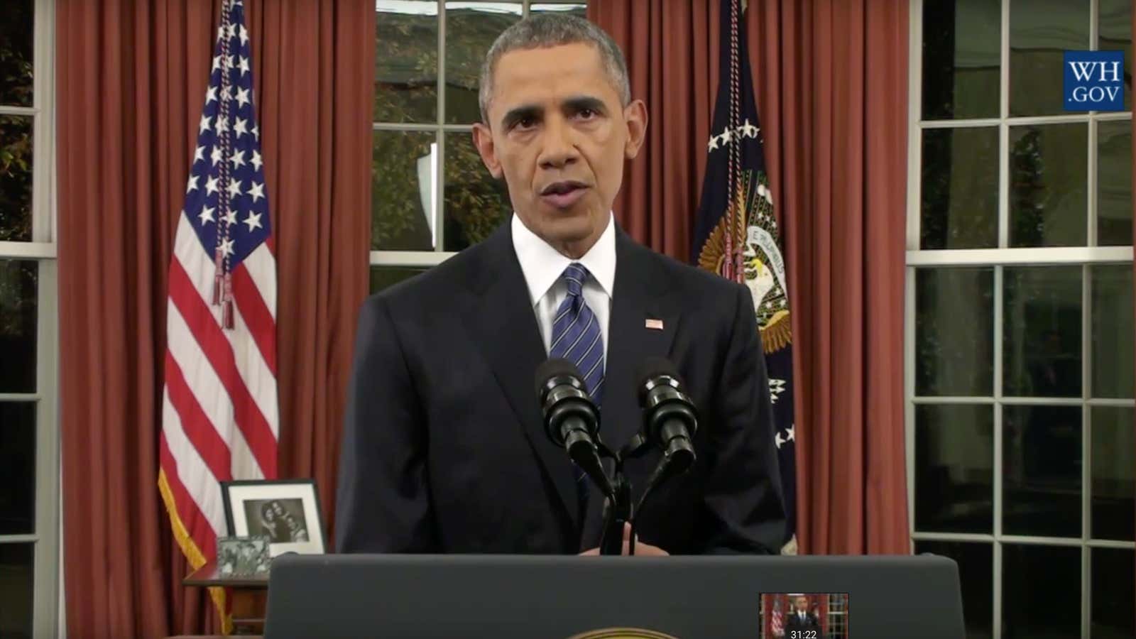 Obama says the “terrorist threat has evolved into a new phase”