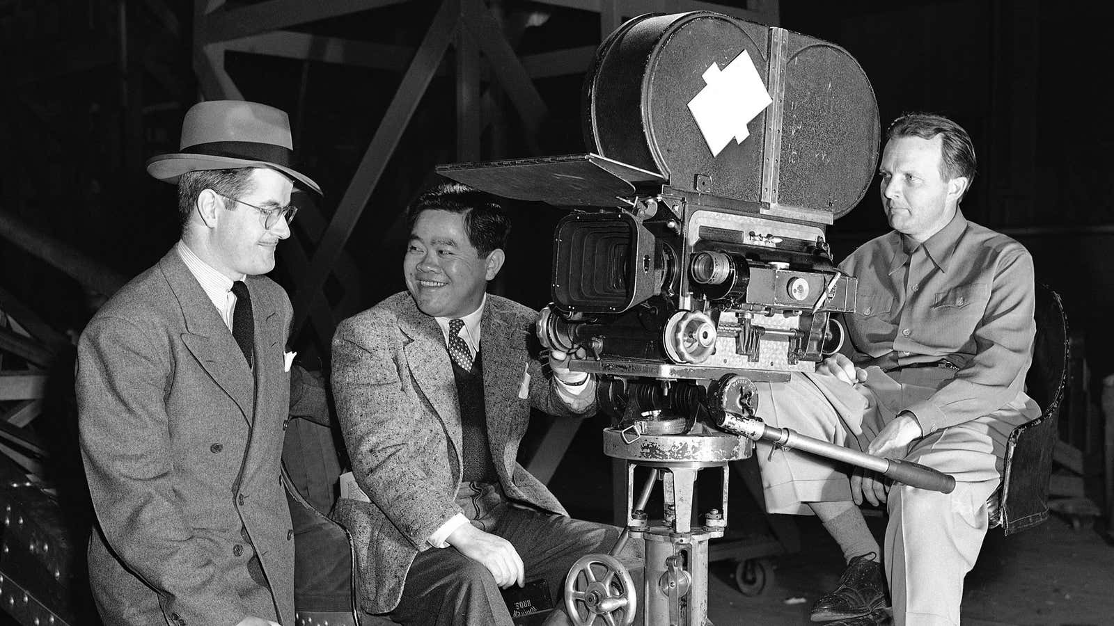 James Wong Howe, middle, earned the nickname “Low-Key” for his striking use of shadows.