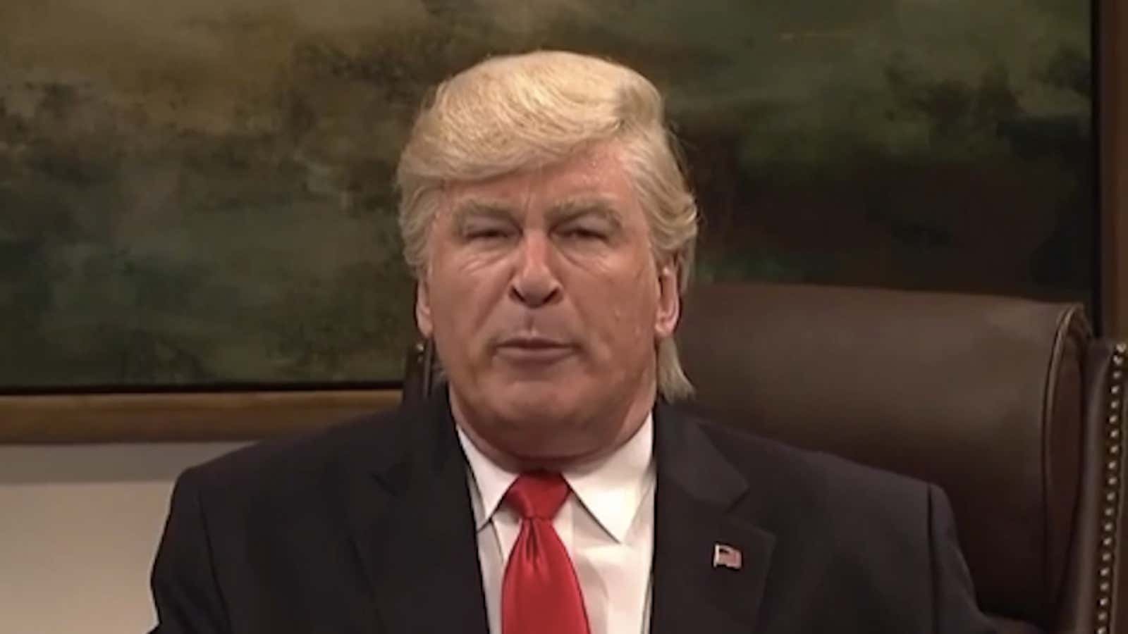 The last “Saturday Night Live” before Trump’s inauguration of course had Alec Baldwin in the cold open