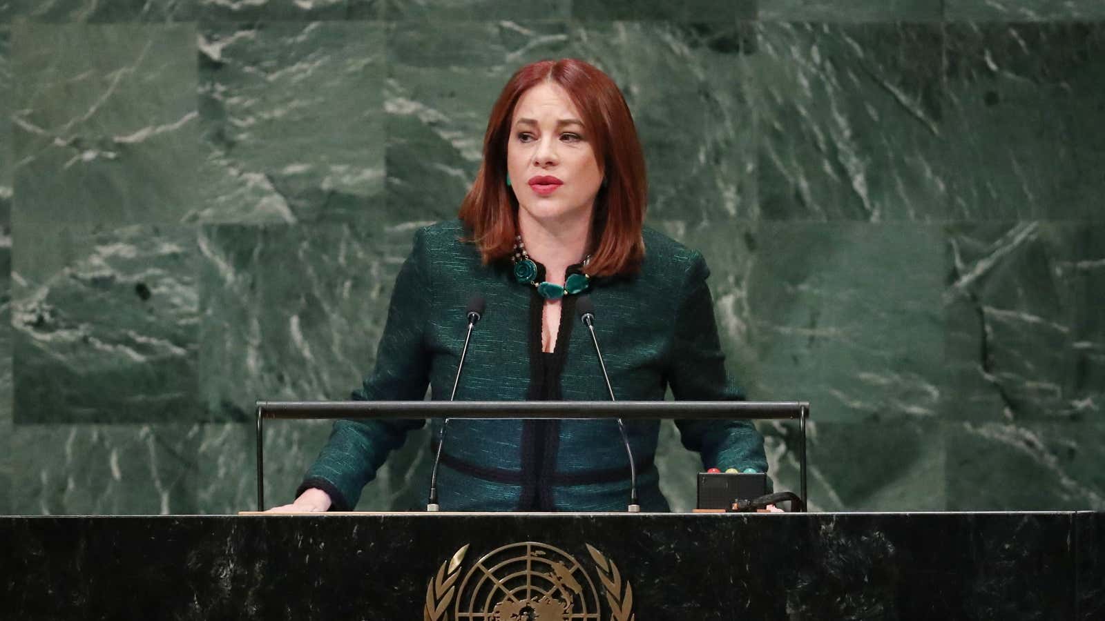 Maria Fernanda Espinosa Garcés makes history.