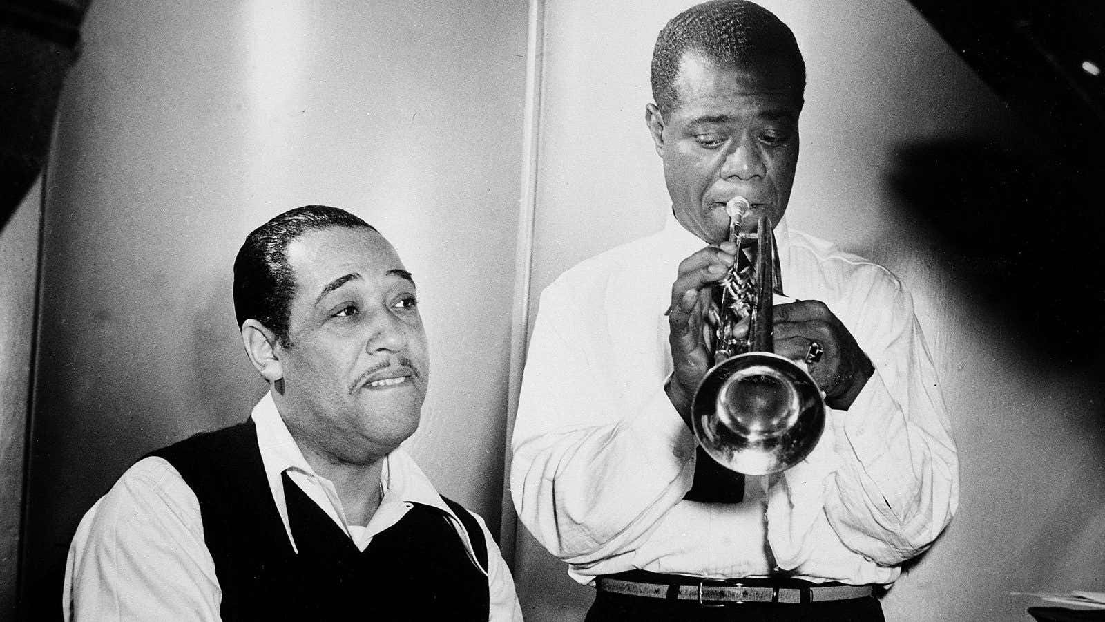 Satchmo and the Duke.