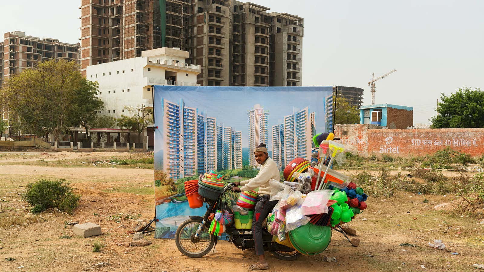 A photo series asks who India’s booming cities are really made for