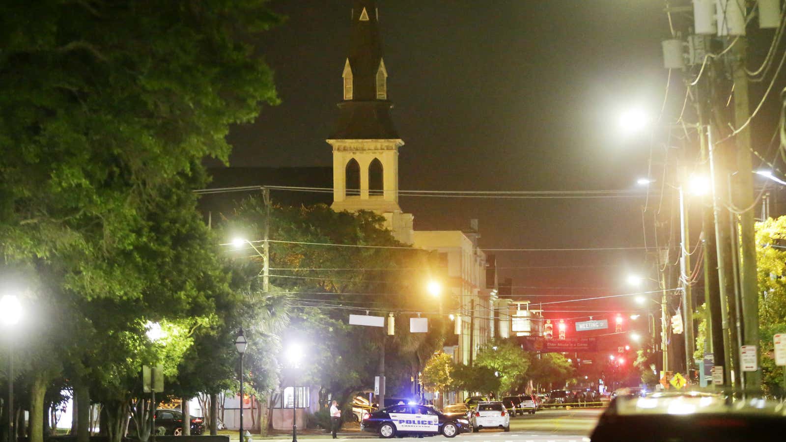 Emanuel AME Church after the shooting.