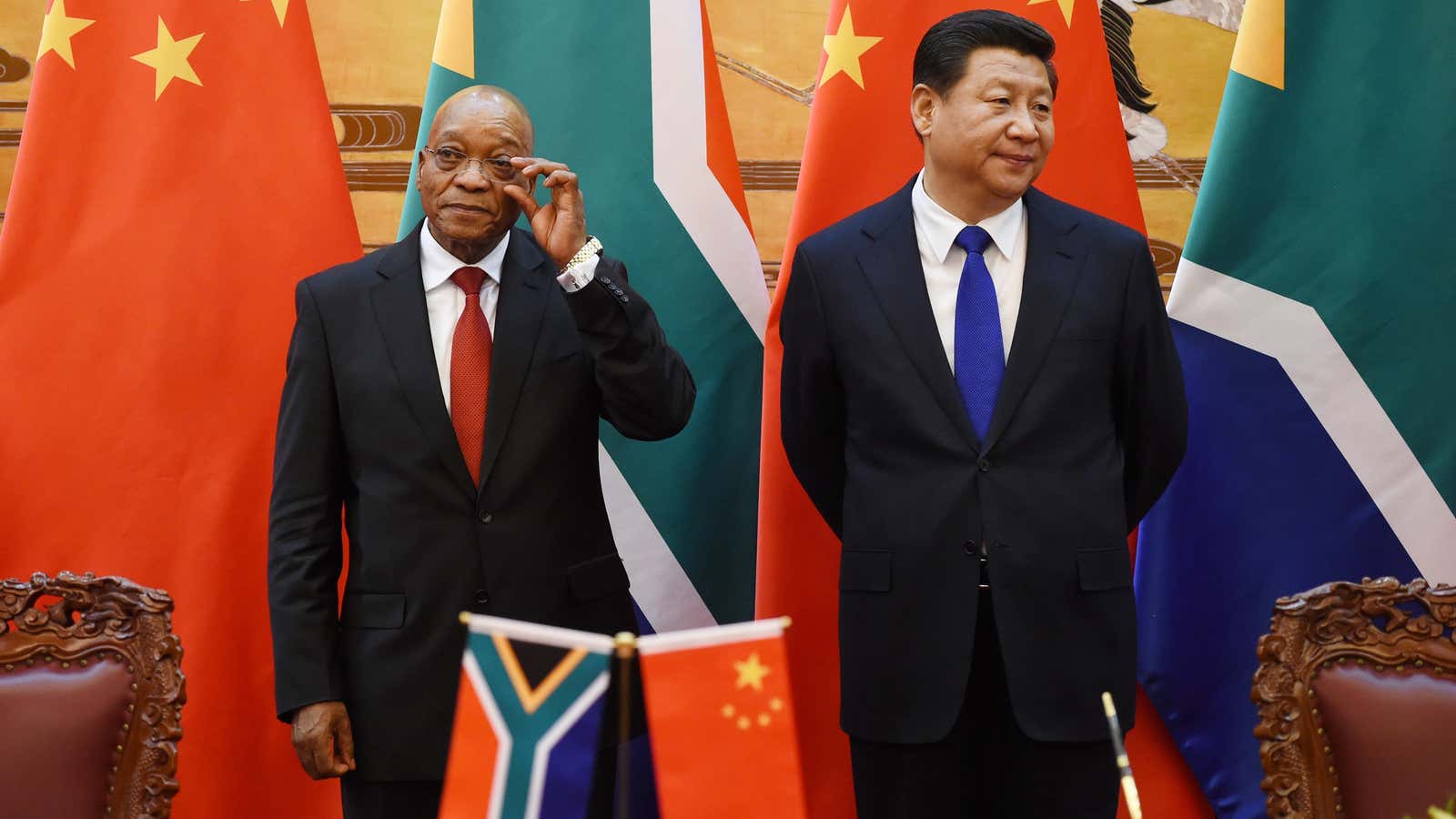 China and South Africa are cooperating on nuclear energy.