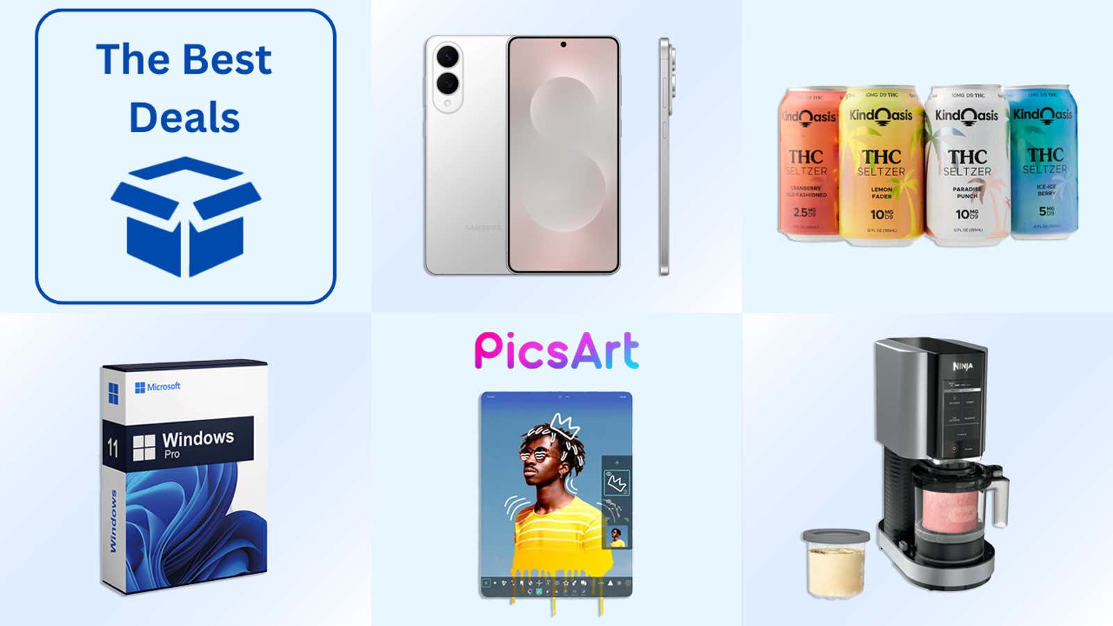 Image for Best Deals of the Day: Samsung, Ninja, Kind Oasis THC, Windows 11 Pro, Picsart & More