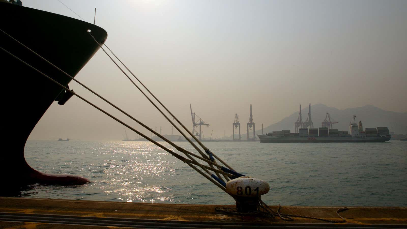 Chinese exports to Hong Kong have become untethered, again.