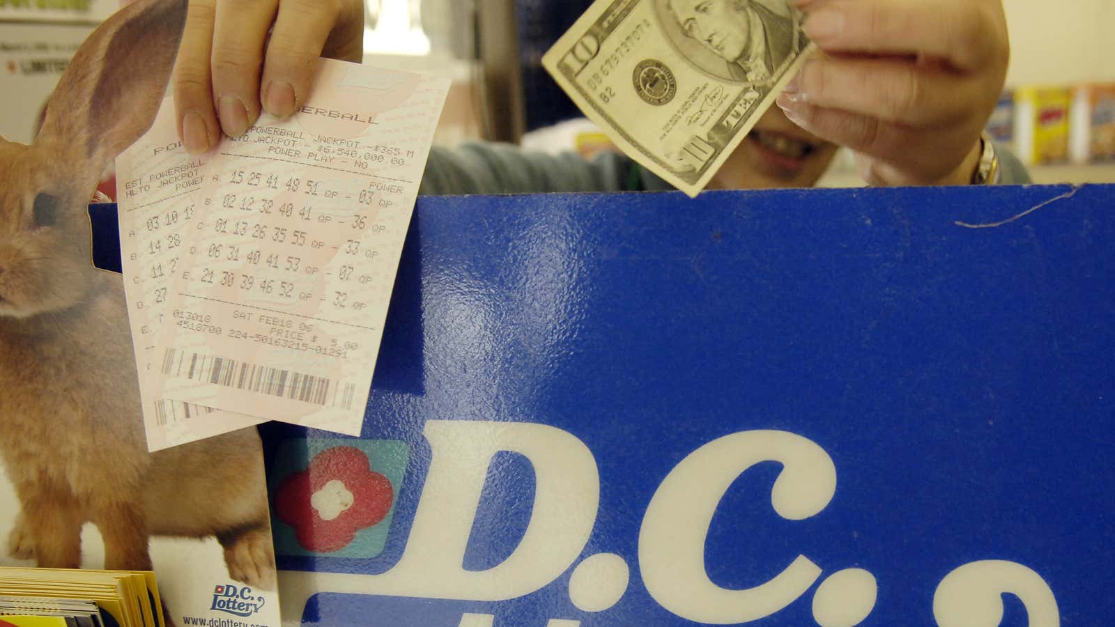 Are all lottery winners just lucky?