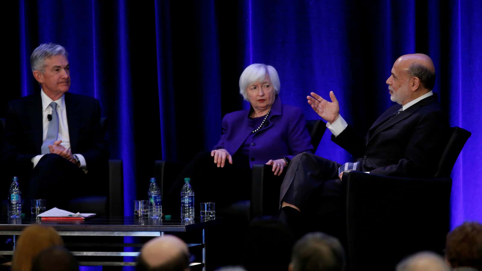 The Fed, to the power of three.