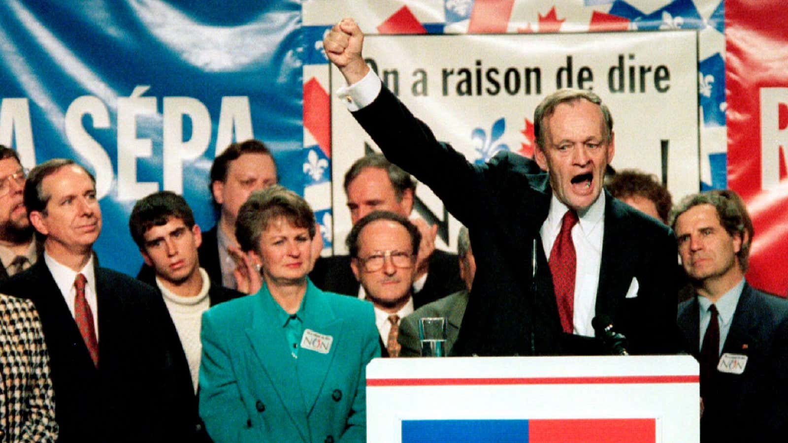 Chrétien had a back-up plan.