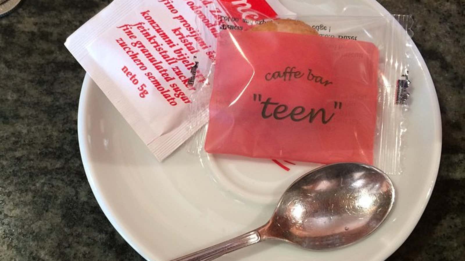 “Teen” coffee bar, Slovenia