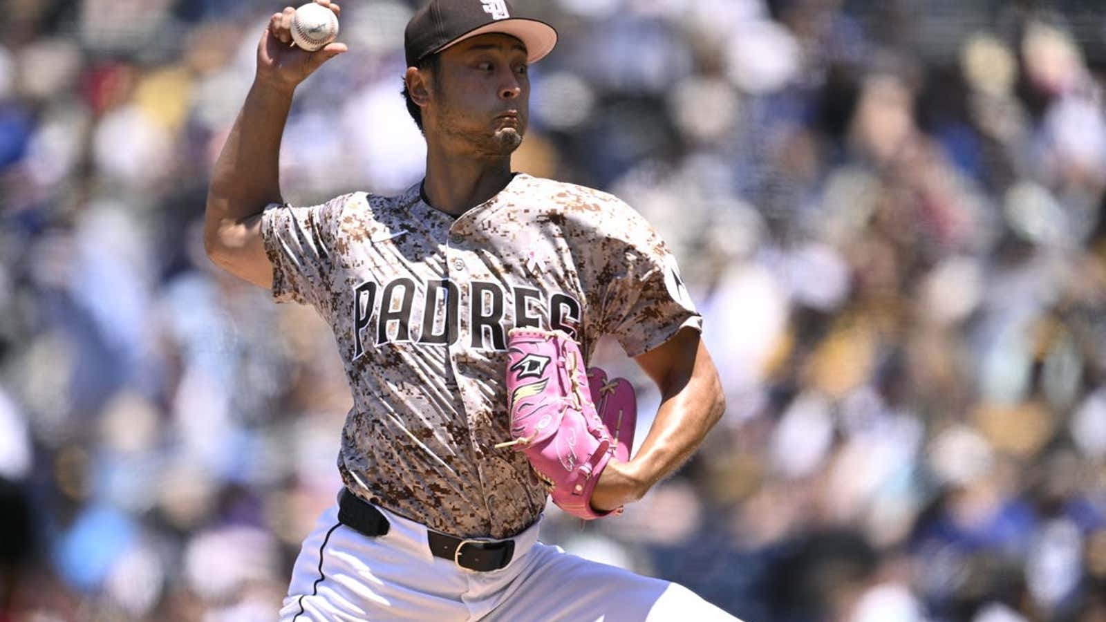 Image for Yu Darvish sharp, Padres hit three HRs in win over Dodgers