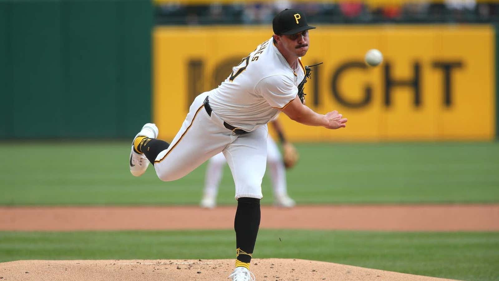 Image for MLB roundup: Pirates power past Cubs in Paul Skenes' debut