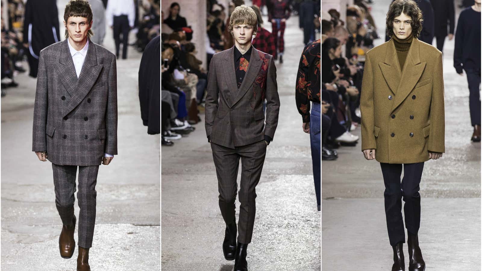 Dries Van Noten’s new take on an old suit.