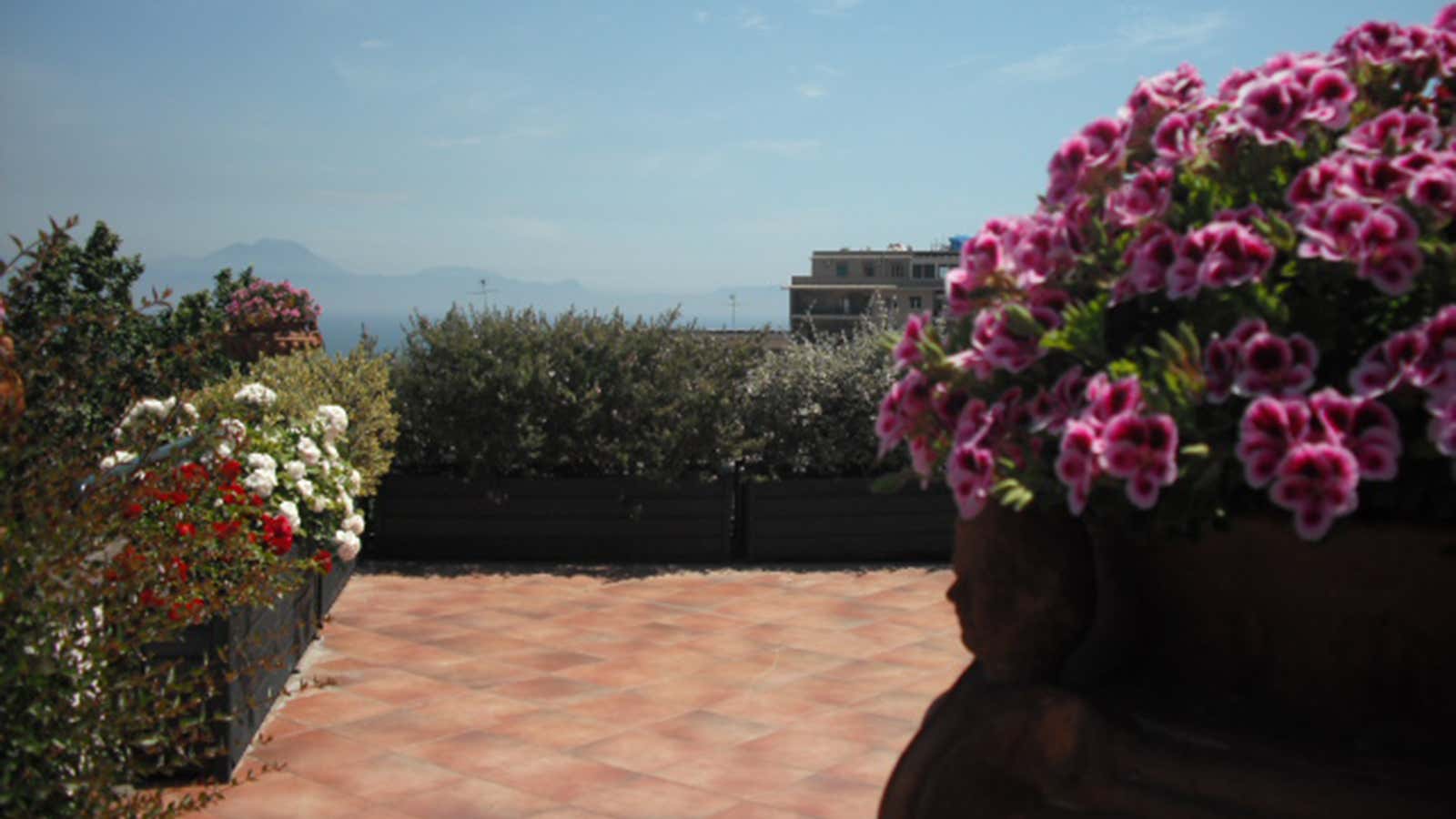 The suit will run you about $5,400, but this view from the terrace of Casa Rubinacci is included.