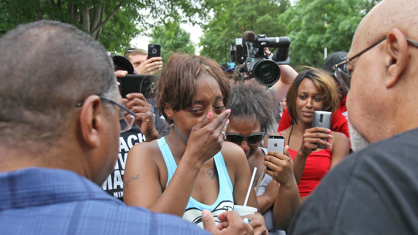 Lavish Reynolds, who captured the aftermath of the fatal shooting of her partner Philando Castile using Facebook Live video.