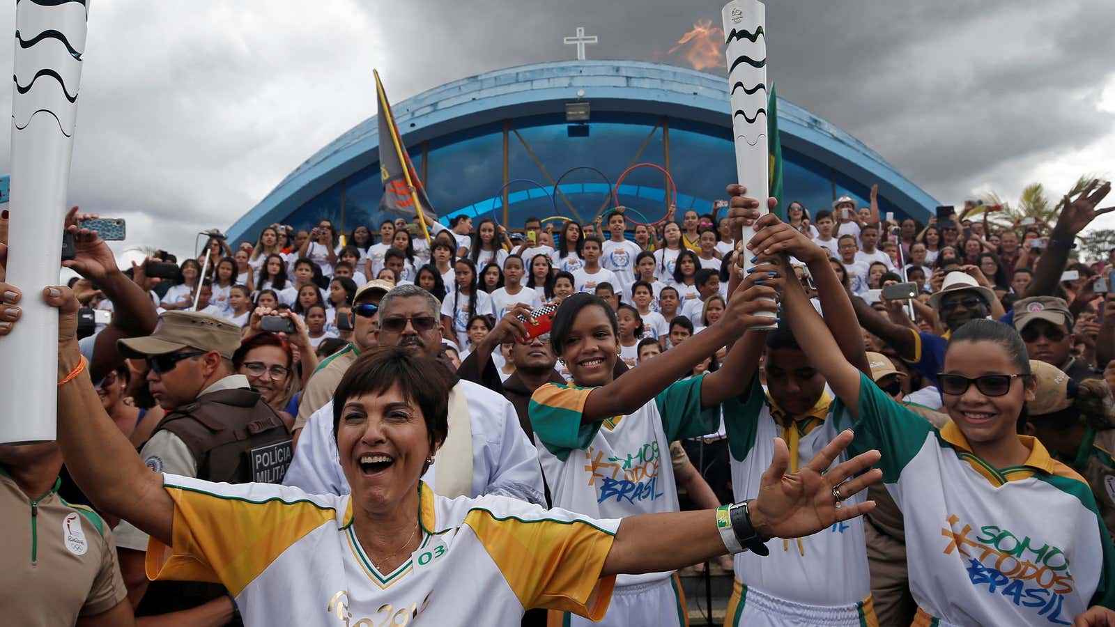 Resident Maria da Gloria in Itamaraju, Brazil on May 19, 2016.