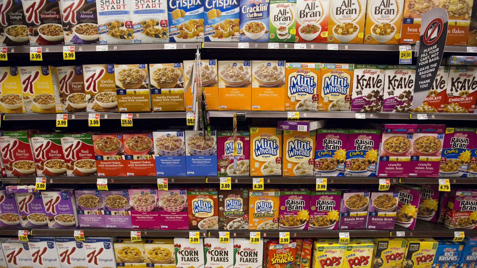 Where cereal goes to die.